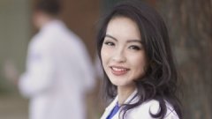 Annie Phan with white coat