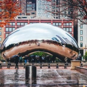Chicago's "The Bean" sculpture