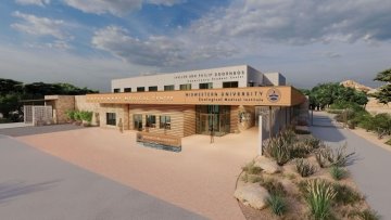 Artist rendering of Veterinary Medical Center at the Phoenix Zoo.