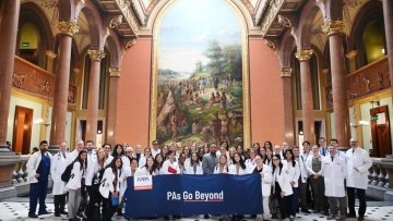 PA Faculty and Students at State Capitol