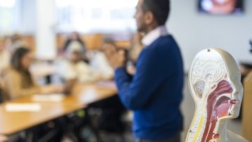 SLP professor teaching