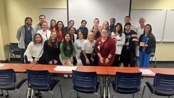 Group of faculty and student presenters
