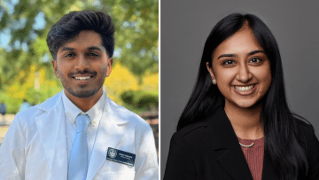 nish Kakarla (CCOM '28) and Chandni Chandiramani (CCOM '27) 