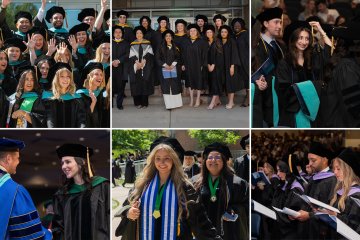 photo collage of graduation