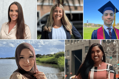 Composite photo of scholarship winners