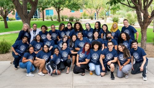 Students and Diversity Council members at the Glendale campus.