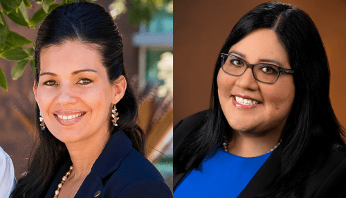 Dr. Johana Vallejo-Elias and Victoria Franks