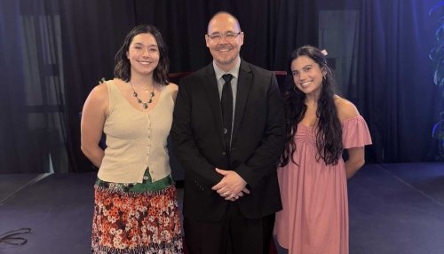 Erika Dubros, Dr. Trujillo, and Raini Leveen at Foster 360.