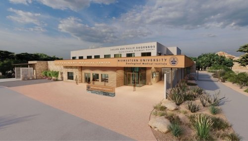Artist rendering of Veterinary Medical Center at the Phoenix Zoo.