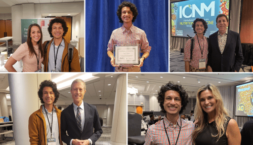 Collage of Arjun Sharma and speakers