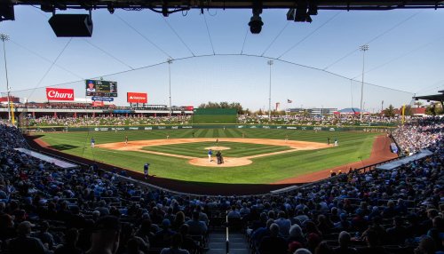 Sloan Park infield.