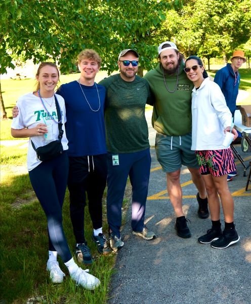 This group was part of 60 participants at the suicide prevention walk