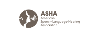 American Speech-Language-Hearing Association (ASHA) logo