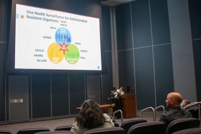 Michelle Funk, D.V.M presents research